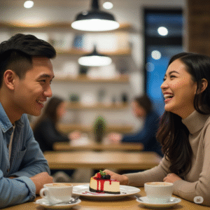 first date dengan kue manis yang bermakna