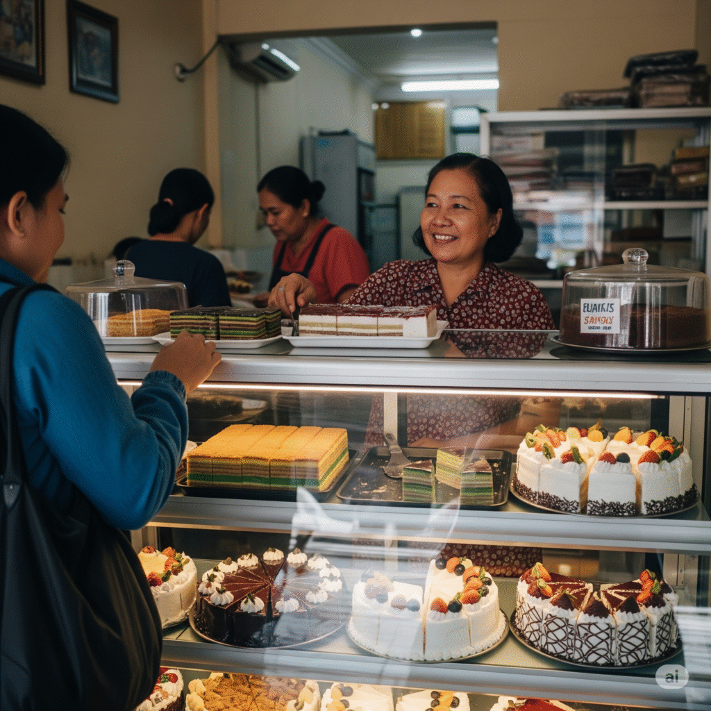usaha bakery dengan produk merry lady whip cream ekonomis