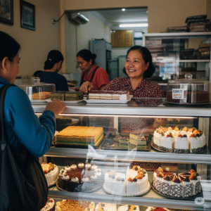 usaha bakery dengan produk merry lady whip cream ekonomis
